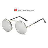 Lunettes de soleil vintage Steampunk pour hommes et femmes